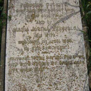 DUCKITT Frederic &amp; Maria Josina VERSFELD -1929