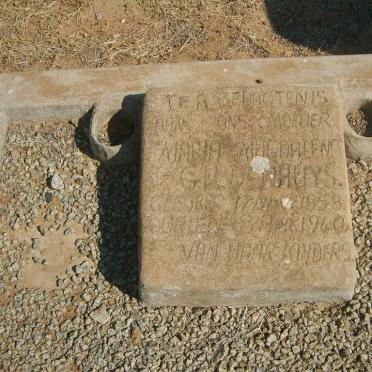 GILDENHUYS Maria Magdalena 1858-1940