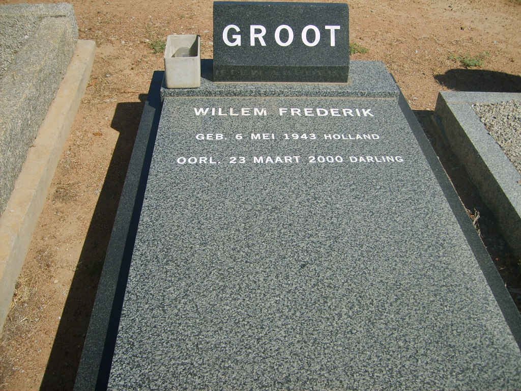 GROOT Willem Frederik 1943-2000