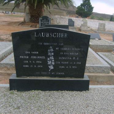LAUBSCHER Pieter Johannes 1904-1978 &amp; Susanna H.J. VISSER 1912-1976
