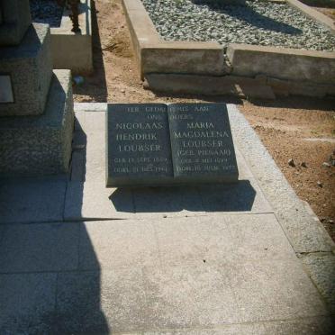 LOUBSER Nicolaas Hendrik 1889-1961 &amp; Maria Magdalena PIENAAR 1899-1972