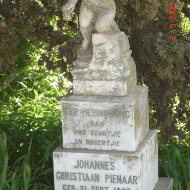 PIENAAR Johannes Christiaan 1897-1898