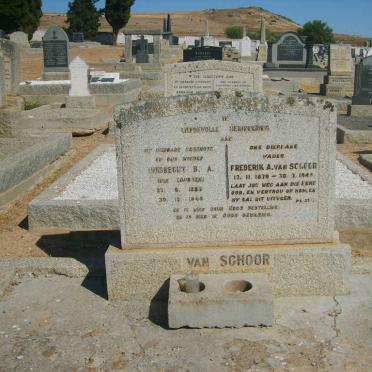 SCHOOR Frederik A., van 1879-1949 &amp; Hubrecht B.A. LOUBSER 1853-1948