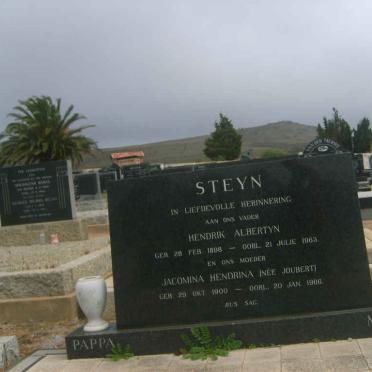 STEYN Hendrik Albertyn 1898-1963 &amp; Jacomina Hendrina JOUBERT 1900-1966