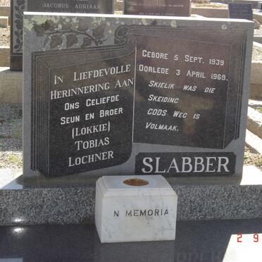 SLABBER Tobias Lochner 1939-1968