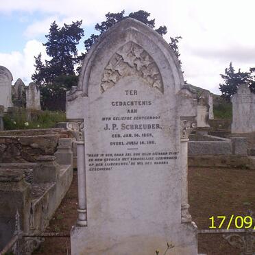 SCHREUDER J.P. 1868-1911