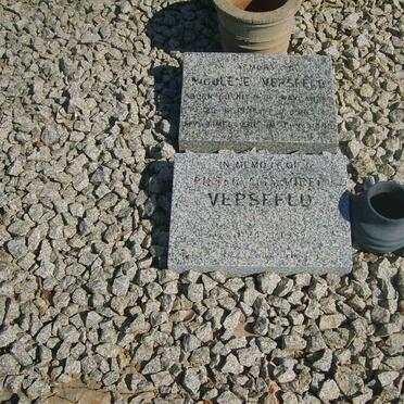 VERSFELD Pieter :: VERSFELD Nicolene