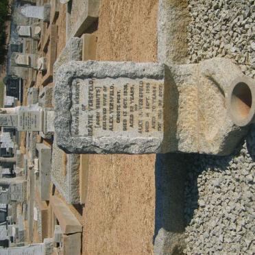 VERSFELD Alex J. -1959 &amp; Beatie SMUTS -1936 :: VERSFELD Pieter :: VERSFELD Nicolene