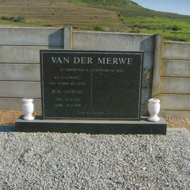 MERWE H.H., van der 1933-1999