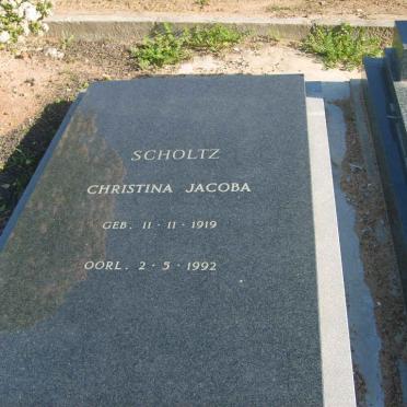 SCHOLTZ Christina Jacoba 1919-1992