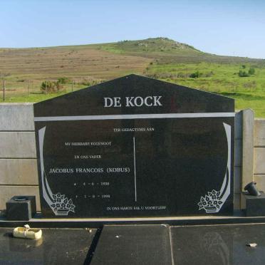 KOCK Jacobus Francois, de 1938-1998