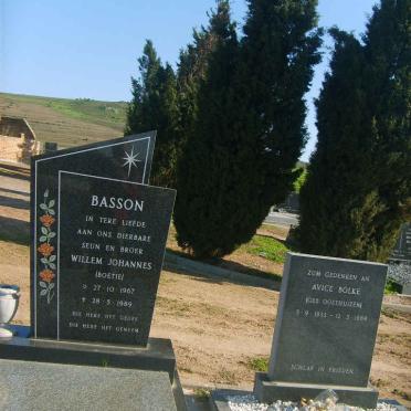 BASSON Willem Johannes 1967-1989