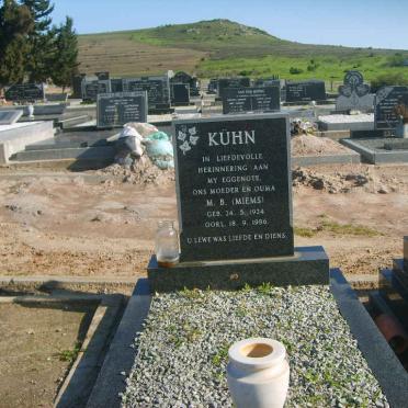 KUHN M.B. 1924-1986