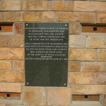 1. Block house monument