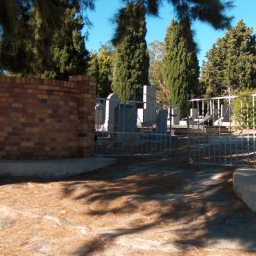 Western Cape, DE DOORNS, Ou NG Kerk begraafplaas