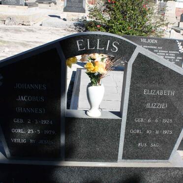 ELLIS Jacobus Johannes 1924-1979 &amp; Elizabeth 1928-1975