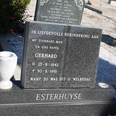ESTERHUYSE Gerhard 1942-1981