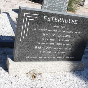 ESTERHUYSE Willem Jacobus 1896-1969 &amp; Johanna PRINS 1898-1989