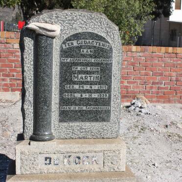 KOCK Martin, de 1914-1939