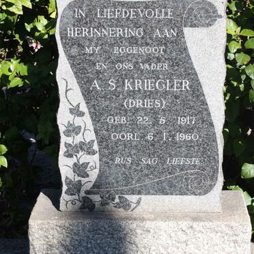 KRIEGLER A.S. 1917-1960