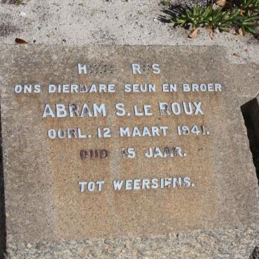 ROUX Abram S., le 1926-1941