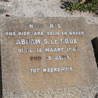 ROUX Abram S., le 1926-1941