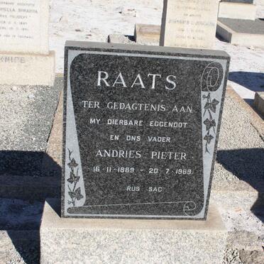 RAATS Andries Pieter 1889-1969