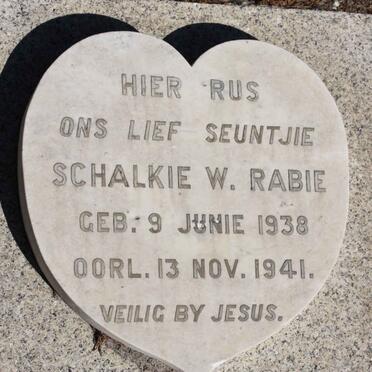 RABIE Schalkie W. 1938-1941