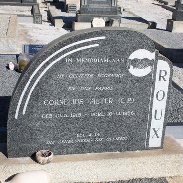 ROUX Cornelius Pieter 1915-1956