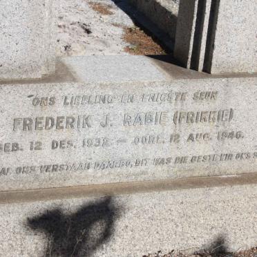 RABIE Frederik J. 1932-1946