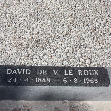 ROUX David De V., le 1888-1965