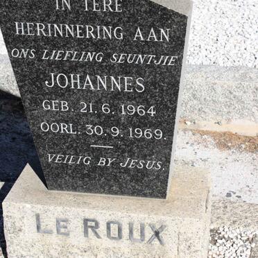 ROUX Johannes, le 1964-1969