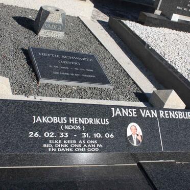 RENSBURG Jakobus Hendrikus, Janse 1933-2006