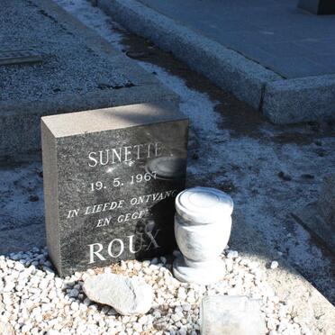 ROUX Sunette -1967 :: ROUX Pieter 19??-20??