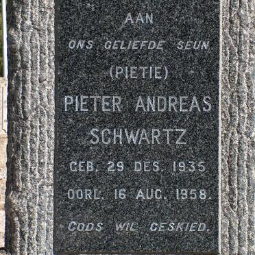 SCHWARTZ Pieter Andreas 1935-1958