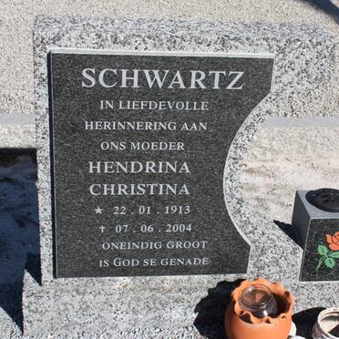 SCHWARTZ Hendrina Christina 1913-2004