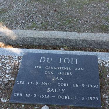 TOIT Jan, du 1910-1960 &amp; Sally 1913-1979