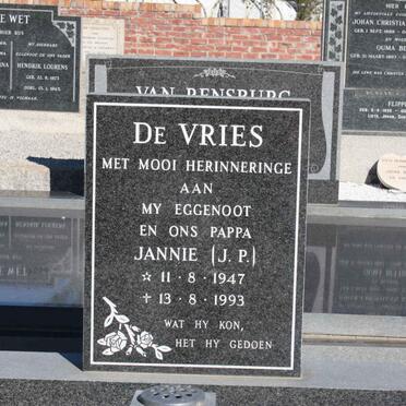 VRIES J.P., de 1947-1993