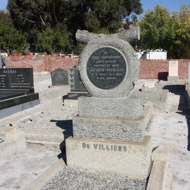 VILLIERS Jacobus Nicolaas, de 1903-1950