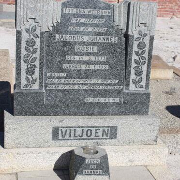 VILJOEN Jacobus Johannes 1933-1951