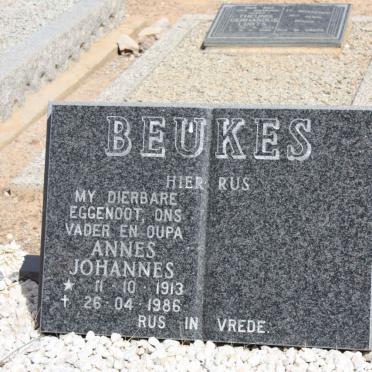 BEUKES Annes Johannes 1913-1986