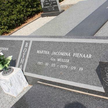 BOTHA Johannes Hendrik 1911-1990 &amp; Martha Jacomina Pienaar MULLER 1915-1979 