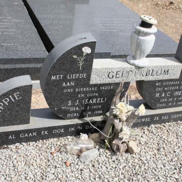 GELDERBLOM S.J. 1908-1986 &amp; H.A.C. 1912-1985