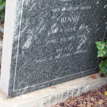 JOUBERT Bennie 1908-1955