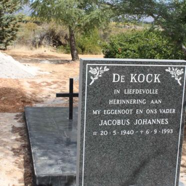 KOCK Jacobus Johannes, de 1940-1993