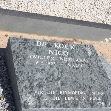 KOCK Willem Nicolaas, de 1925-2007