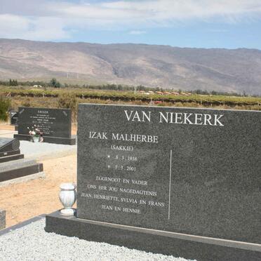 NIEKERK Izak Malherbe, van 1938-2001