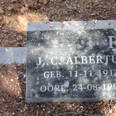 RABIE J.C. Albertus 1911-1993 &amp; Esther 1917-1995