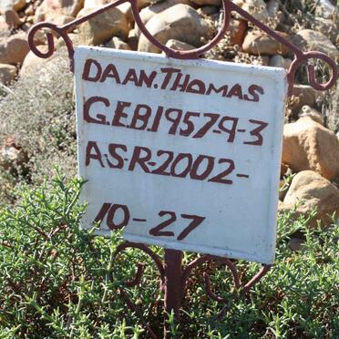 THOMAS Daan 1957-2002