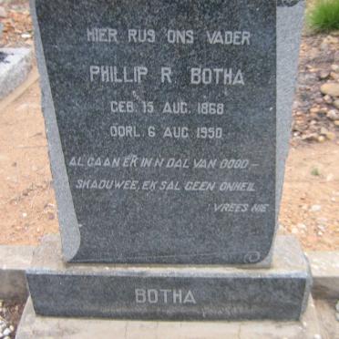 BOTHA Phillip R. 1868-1950